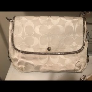 Coach signature messenger crossbody